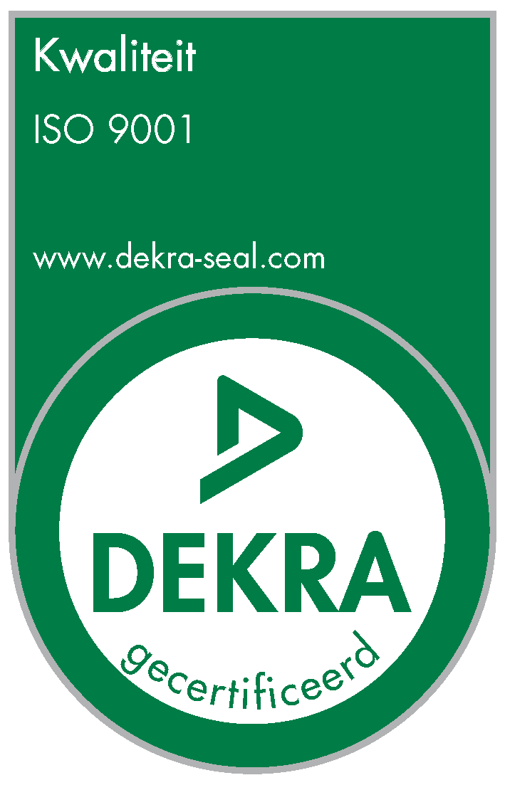 DEKRA ISO 9001 gecertificeerd